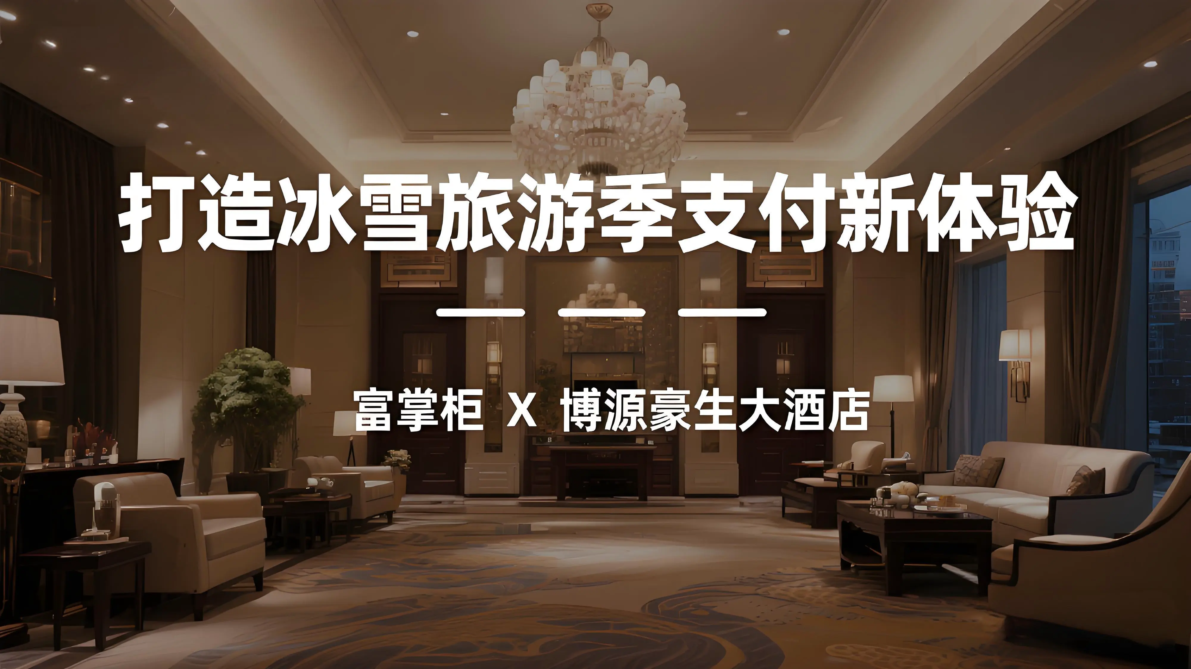 富掌柜赋能博源豪生大酒店,打造冰雪旅游季智慧支付新体验